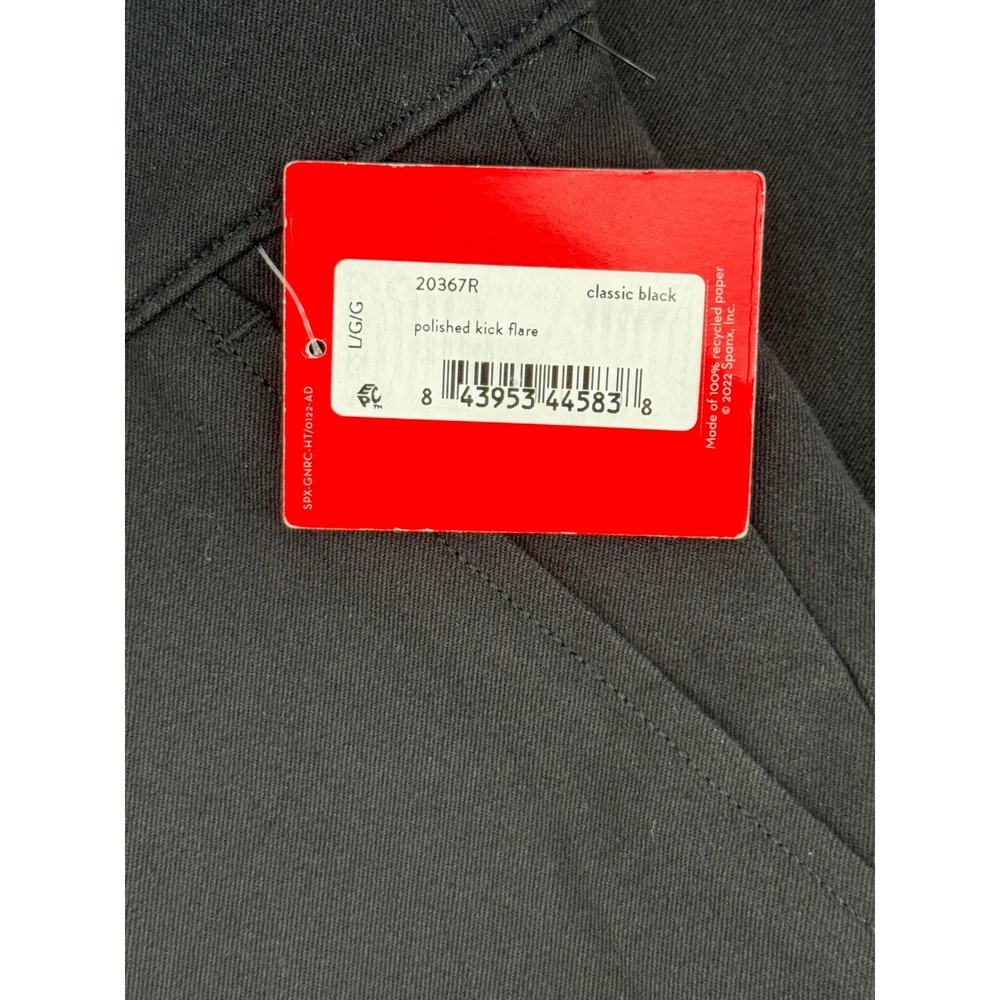 Spanx Polished Kick Flare Pants Classic Black 20367R Womens Large NWT - Picture 5 of 13